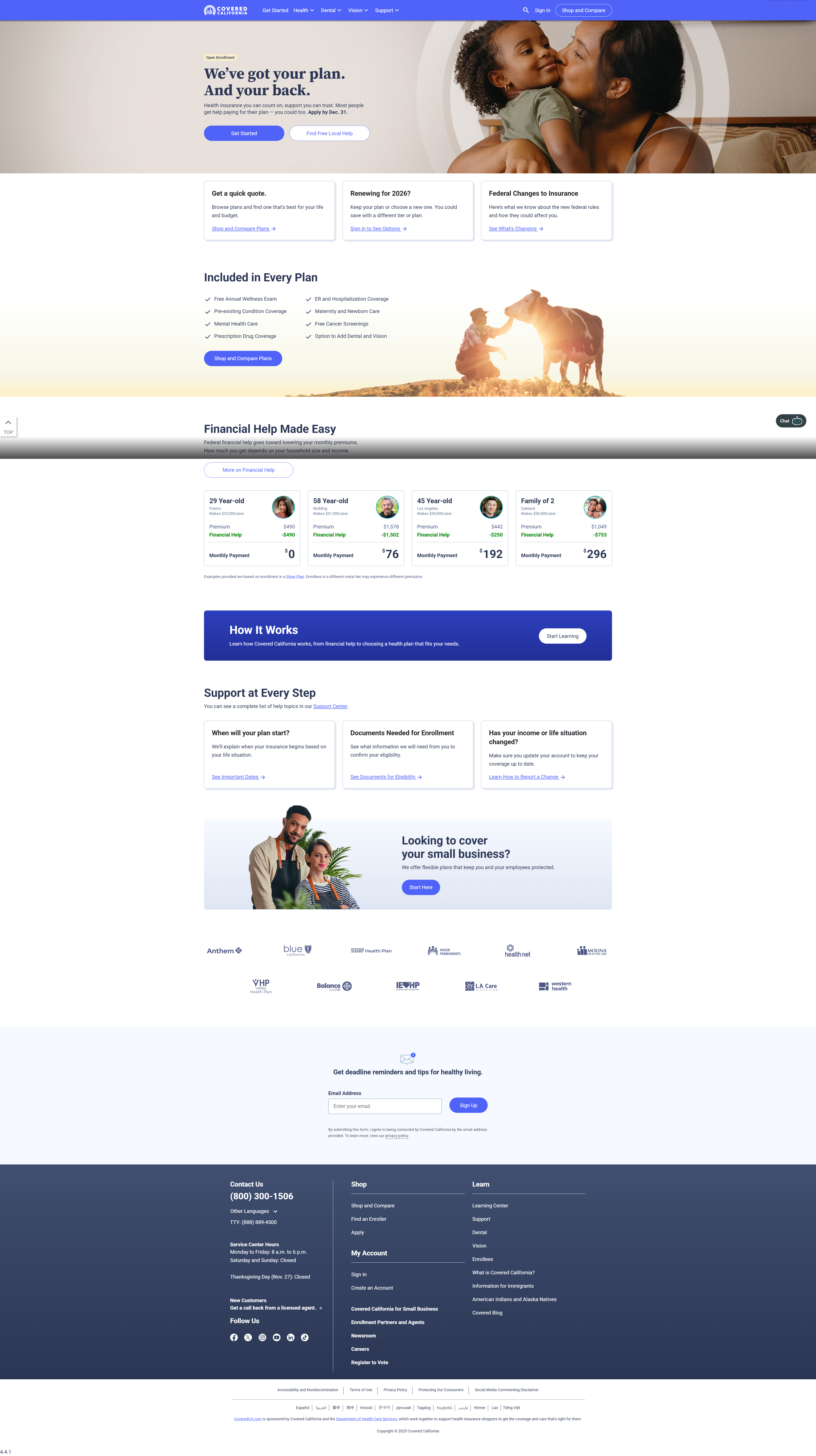 Covered California（加州医疗保险市场）