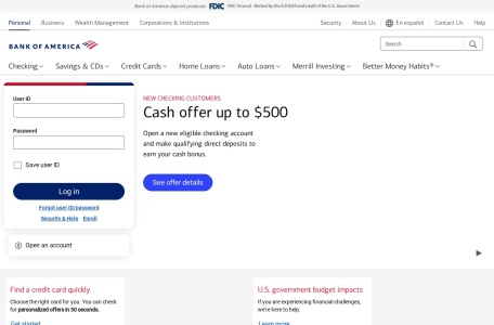 Bank of America（美国银行 BOA）